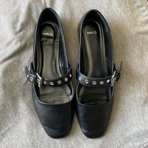 Mango Studded Buckle Ballet Flat - Picture 3 of 5